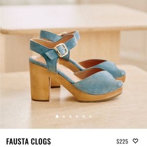 Sézane suede Fausta Clogs size 39